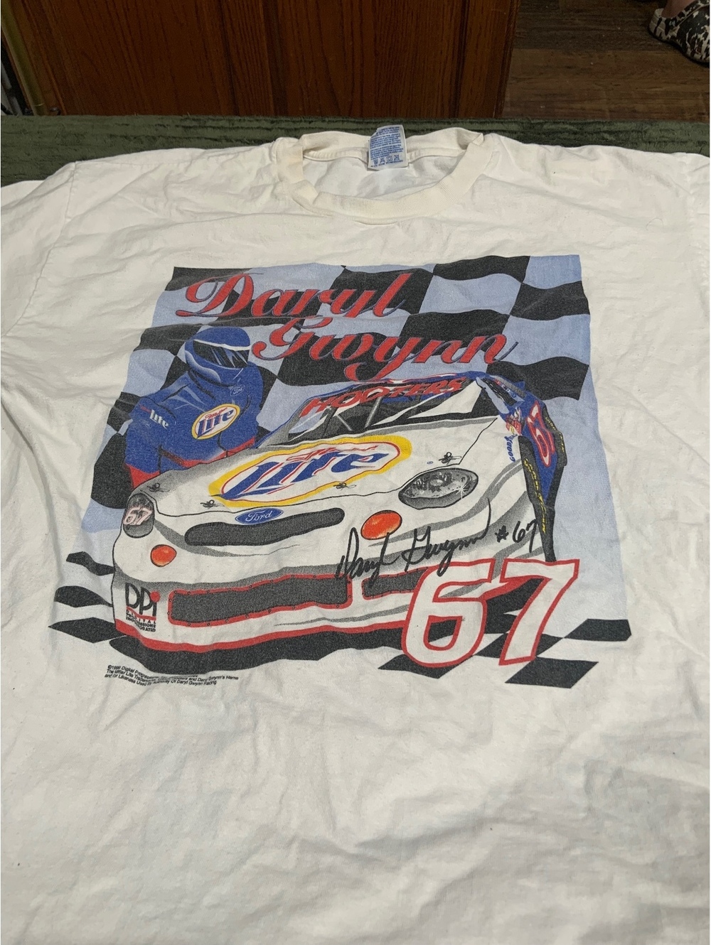 Darryl Waltrip race car graphic T-shirt